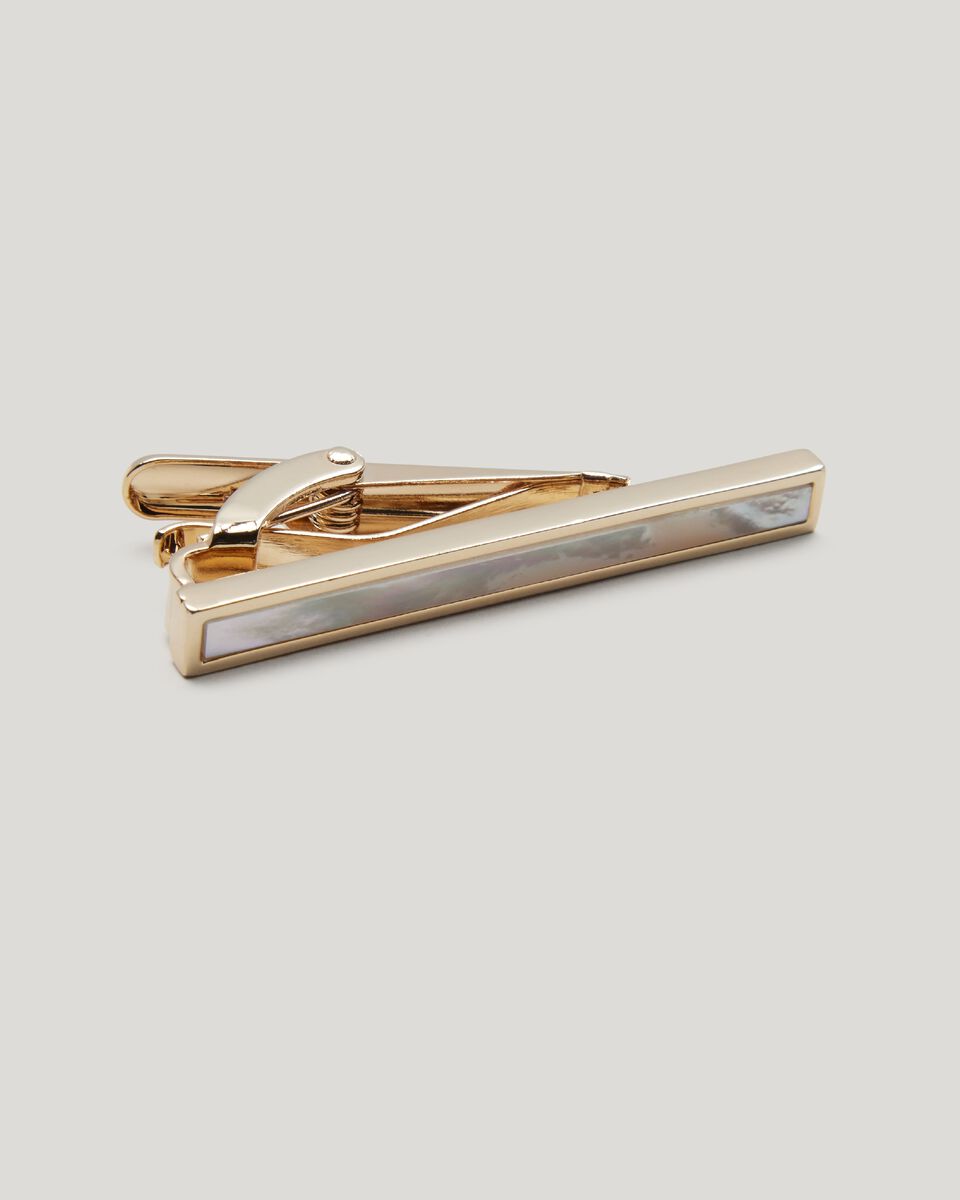 Tie Pin With Mother of Pearl Inlay, Pearl, hi-res